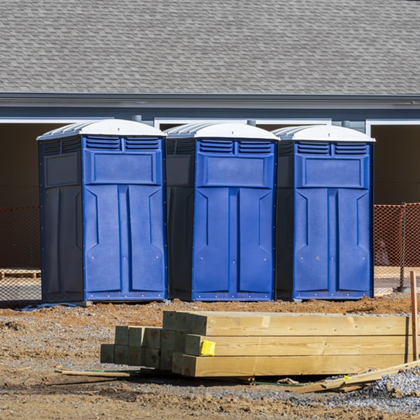 what is the maximum capacity for a single portable restroom in Paris Missouri